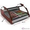 Vitrina refrigerada Sushi-Buffet 2 bandejas GN 1/1