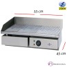 Plancha Electrica Ranurada 550x450 - 8 mm espesor