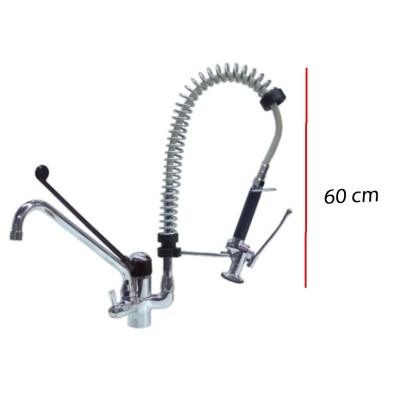 Grifo de ducha dos aguas para pared y grifo bajo 545083