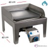 Paellero- Plancha Sobremesa a Gas 40x40 10 Kw- BBQ04