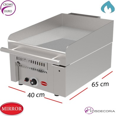 Planchaa Gas para bares 47.5 x 49.2- 4 Kw.