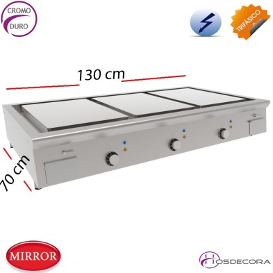 Plancha de asar doble placa 91 x 70 - 8 Kw.