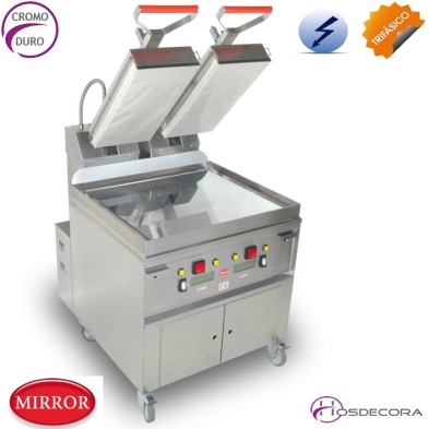 Plancha de asar a doble cara 82.5x92 - 20 Kw.