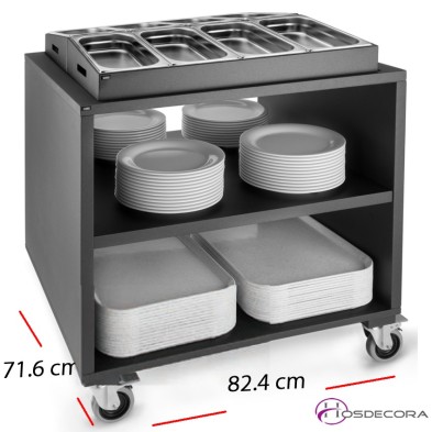 Gueridón o carro auxiliar P90813