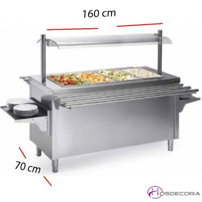 Isla Central Sel-service Cuba fría desde 160 x 70 cm.