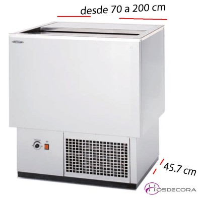 Botellero de restaurante 1020x540x835 Inox.