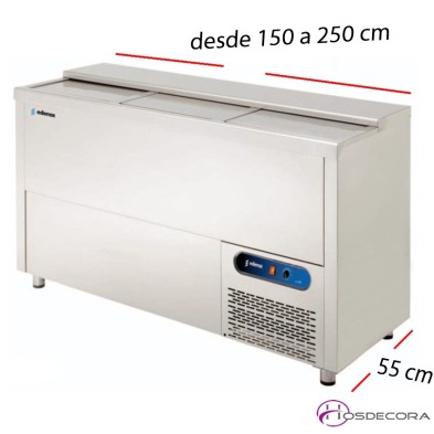 Botellero Inox para Bares 150x55 cm - EB-150-I