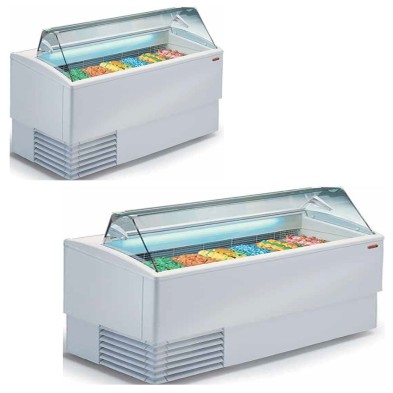 Vitrina de Helados con reserva de 12 a 24 cubetas- PUNTO 6RS