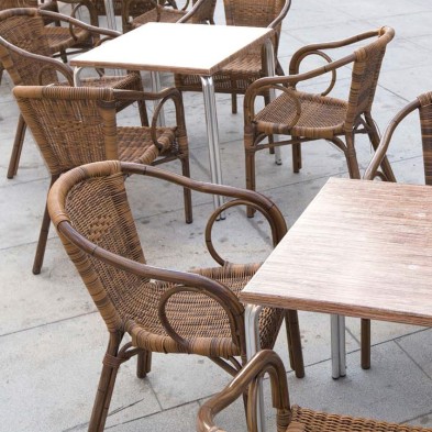 Sillón para terraza trenzado REIXAC