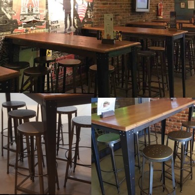 Taburete Indsutrial Envejecido New York