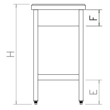 Tajo de corte de fibra 40 x 40 -45.5 kg