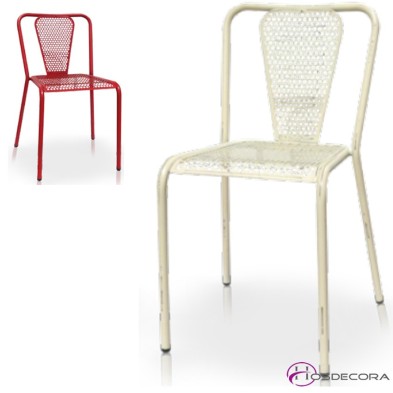 Silla retro Buguer en hierro envejecido