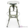 Taburete Retro de metal regulable - MIENGO