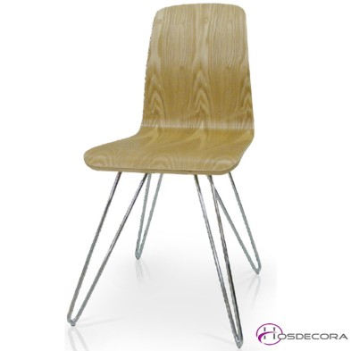 Silla de madera de haya maciza Gallardos