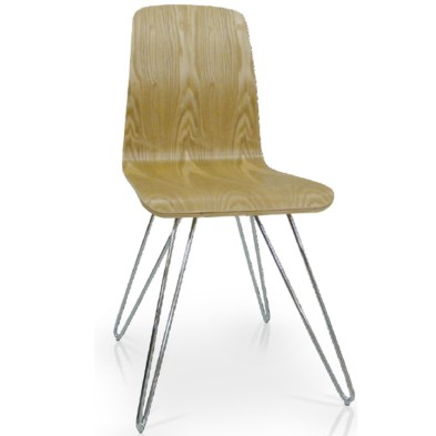 Silla de madera de haya maciza Gallardos