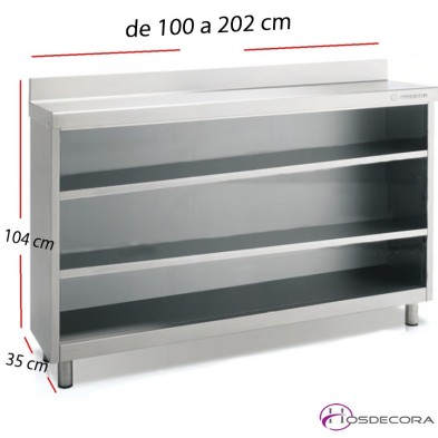 Estantería Trasbarra EFM60-100- 2 Niveles 90x60