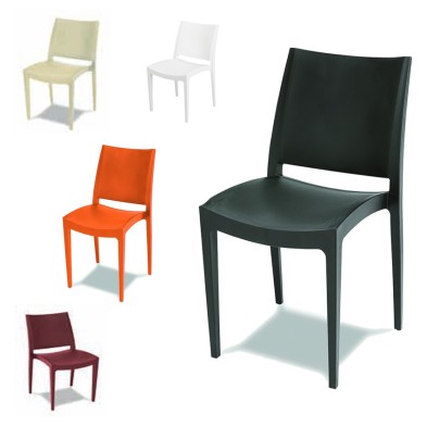 Silla apilable terraza Alfaro