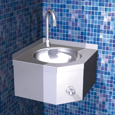 Lavamanos  XS de esquina pulsador rodilla FI061424