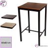 Mesa Alta de bar Nalon Tablero Melamina 60x60