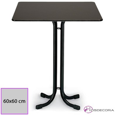 Mesa alta Salceda Tablero Compact Cuadrado de bar