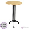 Mesa Alta de Bar Tablero Werzalit Ø 60 cm - Paplon