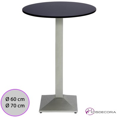 Mesa alta Pantoja Tablero Compact Redondo 70 cm