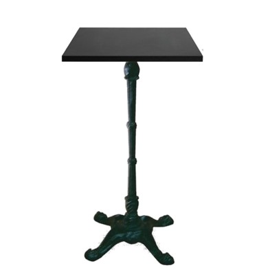 Mesa Cadiz Alta de Bar Tablero Werzalit cuadrado