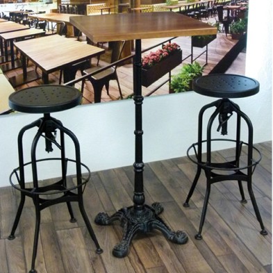 Mesa Cadiz Alta de Bar Tablero cuadrado