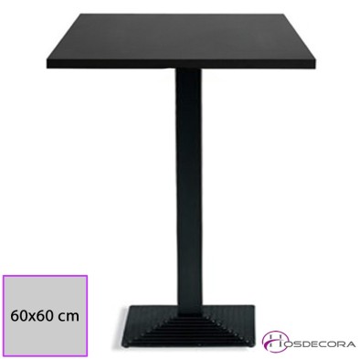 Mesa alta Artana Tablero Melamina Cuadrado 60x60