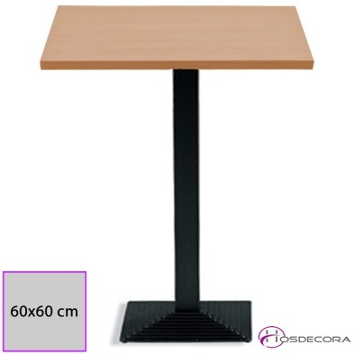 Mesa alta Artana Tablero Melamina Cuadrado 60x60