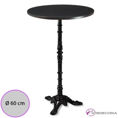 Mesa ALTA Incio Tablero Melamina Redonda 60 cm.