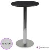 Mesa alta Canena Tablero Melamina Redondo 60 cm