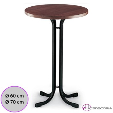 Mesa alta Salceda Tablero Melamina Redondo