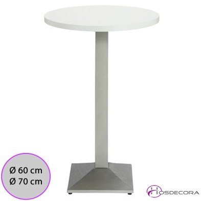 Mesa alta Pantoja Tablero Melamina Redondo