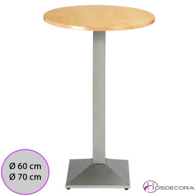 Mesa alta Pantoja Tablero Melamina Redondo