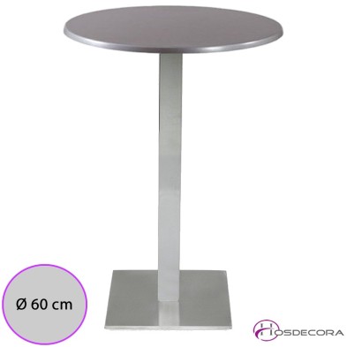 Mesa alta Corbera Tablero SM Redondo 60 cm