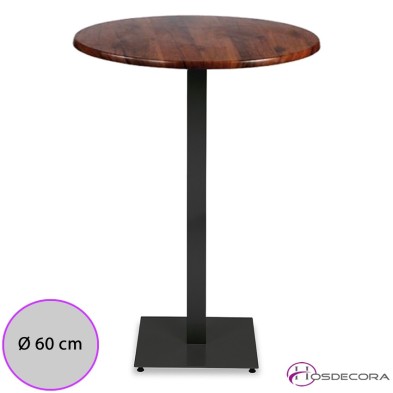 Mesa alta Xove Tablero SM Redondo de 60 cm