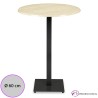 Mesa alta Xove Tablero Redondo de 60 cm