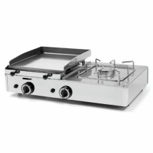 Plancha  Industrial con fuego placa acero 820x510-6mm- FUGGP6.4F