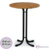 Mesa alta Salceda Tablero SM Redondo 70 cm