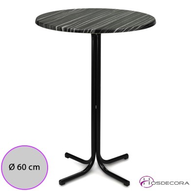 Mesa alta Pazos Tablero SM Redondo 60 cm