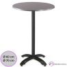 Mesa alta Valdes Redonda para bar