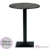 Mesa alta Artana Tablero SM Redondo 70 cm