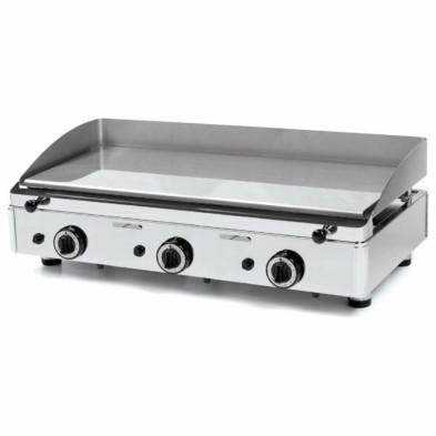 Plancha Profesional a Gas Acero Inox 820x510-15mm- FUGGP15.8