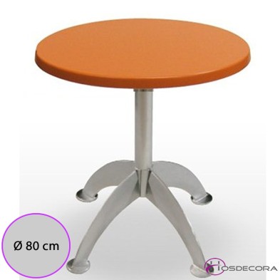 Mesa de bar Montiel Tablero Redondo Werzalit 80 cm
