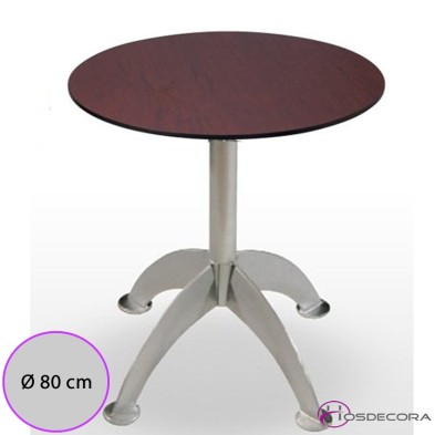 Mesa de bar Montiel Tablero Redondo Compacto 80 cm