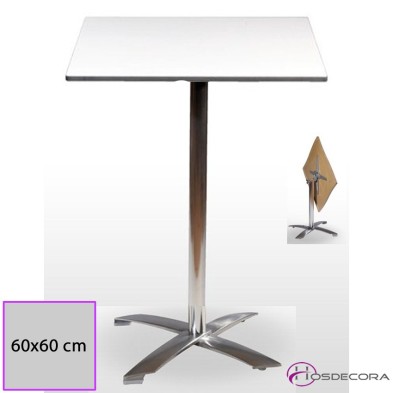 Mesa alta Malaga Abatible Tablero Cuadrado Compacto