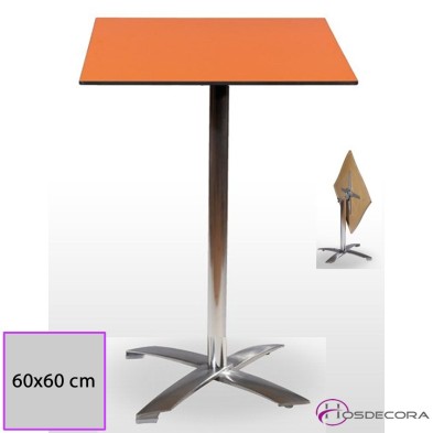 Mesa alta Malaga Abatible Tablero Cuadrado Compacto
