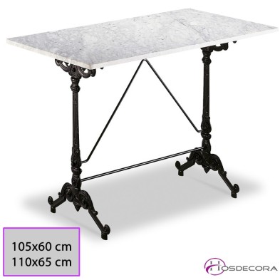 Mesa de mármol para Cafeteria Rectangular 01-ANDORRA