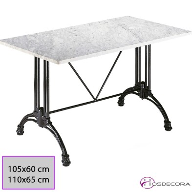 Mesa de marmol rectangular Oliete